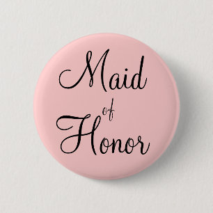 Maid of Honor Ronde Button 5,7 Cm