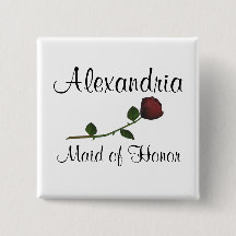 "Maid of Honor" - Rood, lang gestemmed Roos [a2]