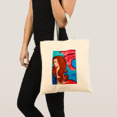 Maid of Honor roodkoproodstaart Tote Bag (Voorkant (product))