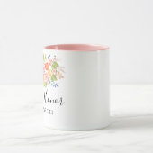 Maid of Honor Rose Bouquet Mok (Midden)