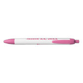 Maid of Honor Roze Mustache Pen (Achterkant)