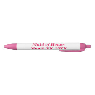 Maid of Honor Roze Mustache Pen