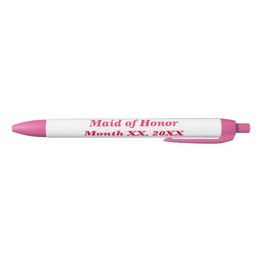 Maid of Honor Roze Mustache Pen (Bodem)