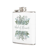 Maid of Honor Rustic Greenery Lijst Heupfles (Links)