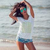 Maid of Honor Sage Green Matching Bridal Party T-shirt