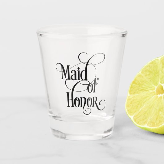 Maid of Honor Shot Glas (Voorkant)