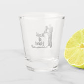 Maid of Honor Shot Glass Glas (Achterkant)