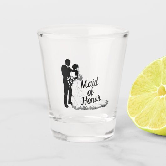 Maid of Honor Shot Glass Shot Glas (Voorkant)