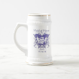 Maid of Honor Stein Wedding  Lions Bierpul