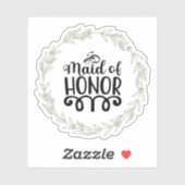Maid of Honor Sticker (Vel)
