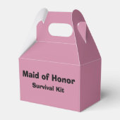 "Maid of Honor" Survival Kit Box Bedankdoosjes (Voorkant Zijde)