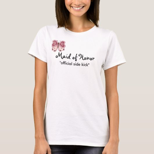 Maid of Honor T-Shirt (Voorkant)