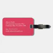 Maid of Honor Tropical Destination Wedding Bagagelabel (Achterkant horizontaal)