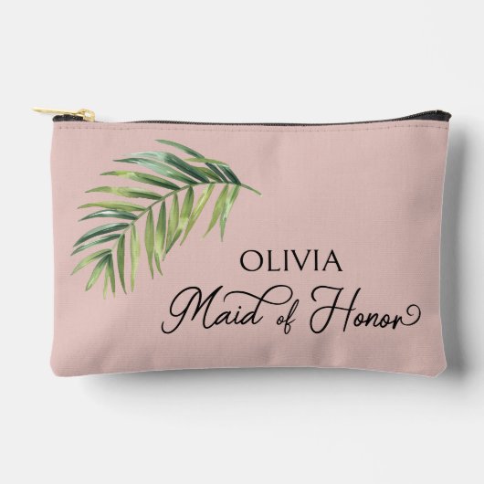 Maid of Honor Tropisch palmblad elke kleur Etui (Voorkant)