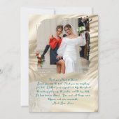 Maid of Honor Tropische foto Bedankkaart (Voorkant)