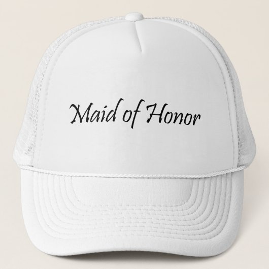 Maid of Honor Trucker Pet (Voorkant)