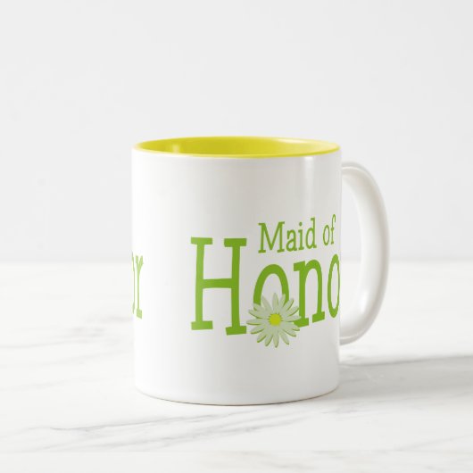 Maid of Honor Tweekleurige Koffiemok (Voorkant rechts)