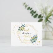 Maid of Honor uitnodiging Briefkaart Bruidsfeest (Staand voorkant)