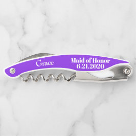Maid of Honor Violet Wedding Kurkentrekkers