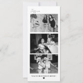 Maid of Honor Voorstel Fotostrip Fotocabine Save The Date (Voorkant)