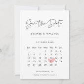 Maid of Honor Voorstel Save the Date Kalender Kaart (Achterkant)
