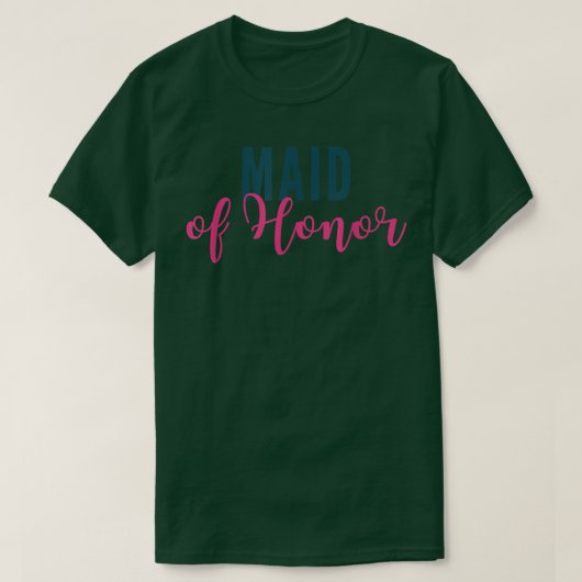 Maid of Honor-voorstel T-shirt (Design voorkant)