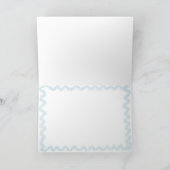 Maid of Honor Voorstel Waterverf Kaart - BLAUW (Binnen)