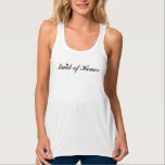 Maid of Honor Vrijgezellenfeest Bruiloft Party Tan Tanktop<br><div class="desc">Heerlijk,  mooi,  soepel,  elegant,  leuk,  Maid of Honor dames comfortabel zacht,  flatterend gedrapeerd silhouet,  racerback mode tanktop. Stijlvolle tanktop voor vrijgezellenfeest,  vrijgezellenfeest,  huwelijksfeest.</div>
