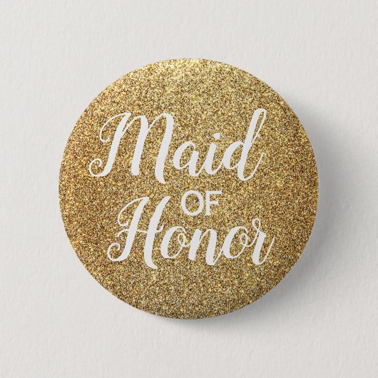 Maid of Honor Vrijgezellenfeest Ronde Button 5,7 Cm (Voorkant)
