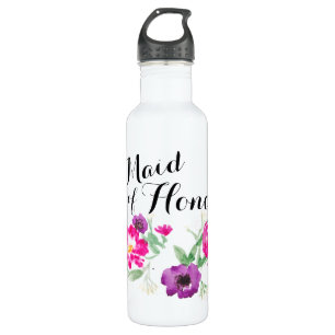 Maid of Honor Waterverf Flowers Water Waterfles