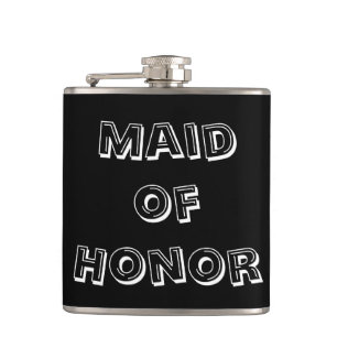 Maid of Honor Weddenschap Heupfles