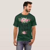 Maid of Honor Wedding Bridal Party T-shirt (Voorkant volledig)