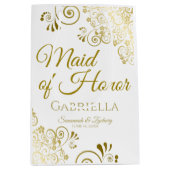 Maid of Honor Wedding Gift Bag - Medium Cadeauzakje (Voorkant)