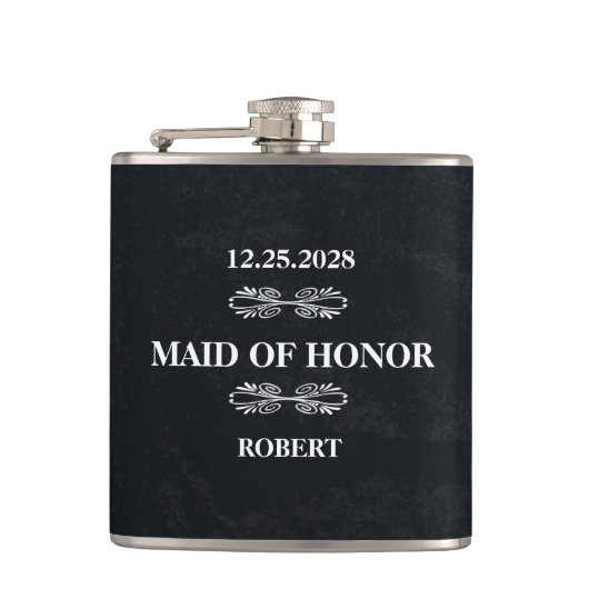 Maid of Honor Wedding Heupfles (Voorkant)