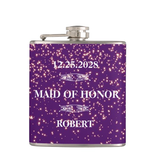 Maid of Honor Wedding Heupfles (Voorkant)