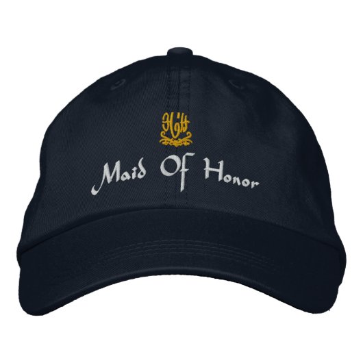 Maid of Honor Wedding Navy Pet (Voorkant)