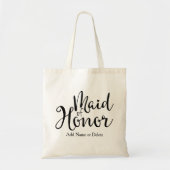 Maid of Honor Wedding Tas Budget Canvas Canvas tas (Voorkant)