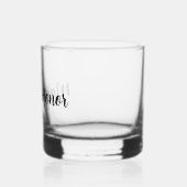 Maid of Honor Wedding Whisky Glas (Links)