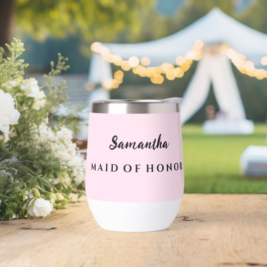 Maid of Honor Wine Tumbler (Huwelijk)