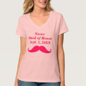 Maid of Honor Women's Hanes Nano V-Neck T-Shirt (Voorkant)