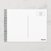 Maid of Honor - Zilver en diamanten Briefkaart (Achterkant)