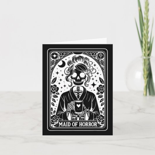 Maid of Horror Tarot Kaart Bride Coven Gothic Bach (Voorkant)