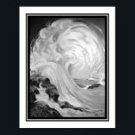 "Maid of the Mist" B&W 1937 Art Deco Print<br><div class="desc">1937,  zwart-wit,  Art Deco,  gedrukt door Henry Clive "Maid of the Mist"</div>