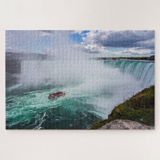 Maid of the Mist Boat in Niagara Herfsten Ontario Legpuzzel (Horizontaal)