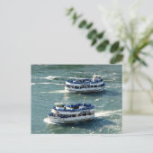Maid of the Mist Boat: Niagara Herfsten Briefkaart (Staand voorkant)