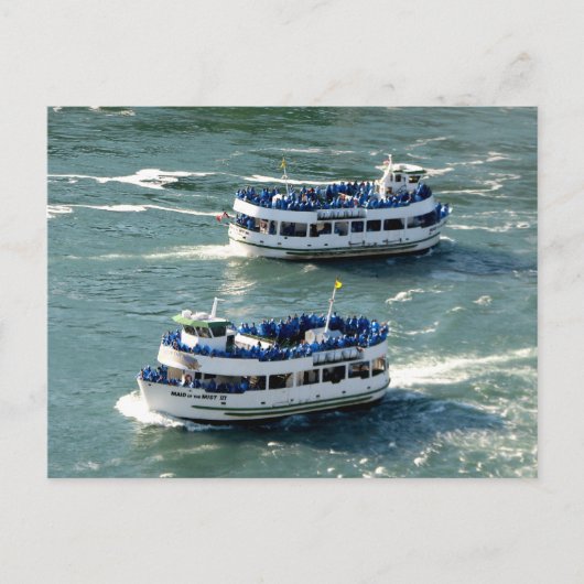 Maid of the Mist Boat: Niagara Herfsten Briefkaart (Voorkant)