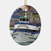 Maid of the Mist Boat: Niagara Herfsten Keramisch Ornament (Rechts)
