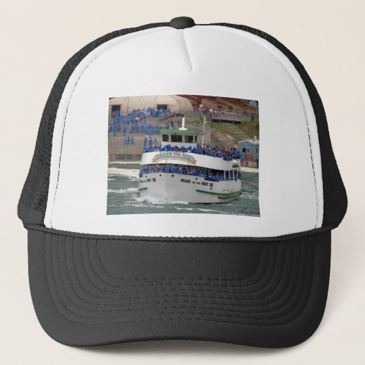 Maid of the Mist Boat - Niagara Herfsten Trucker Pet (Voorkant)