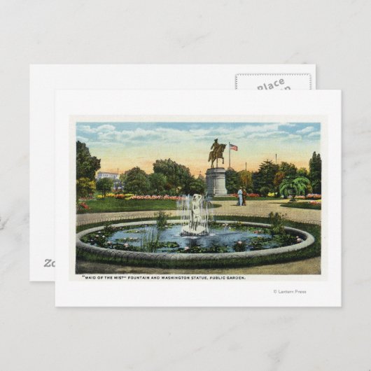 Maid of the Mist Fountain, Washington Statue Briefkaart (Voorkant / Achterkant)