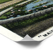 Maid of the Mist Fountain, Washington Statue Poster (Hoek)